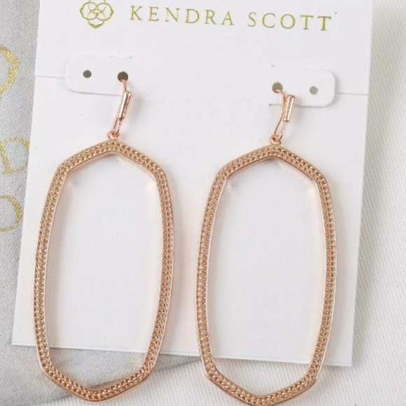 NEW Kendra Scott Open Frame Statement Earrings - Picture 4 of 10